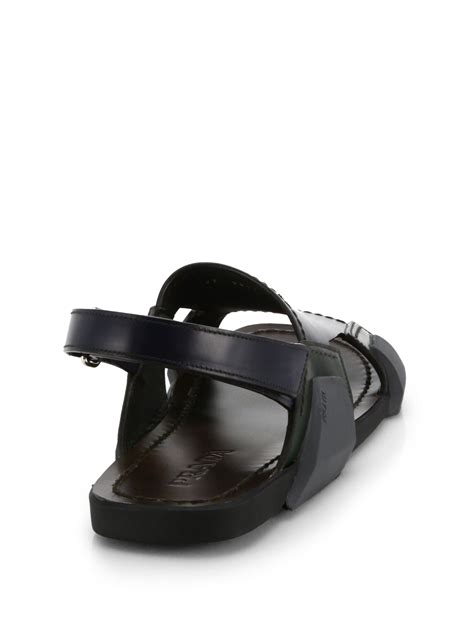 prada sandals man|Prada men's slip on shoes.